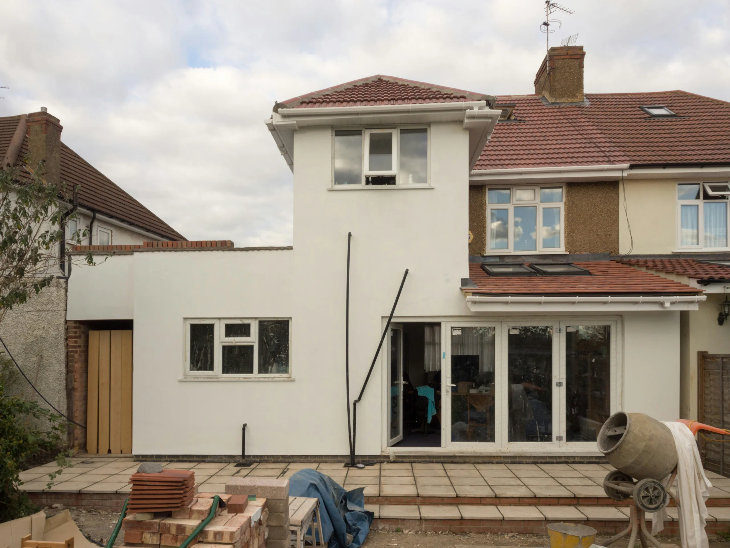 House exterior renovation in progress in Limerick