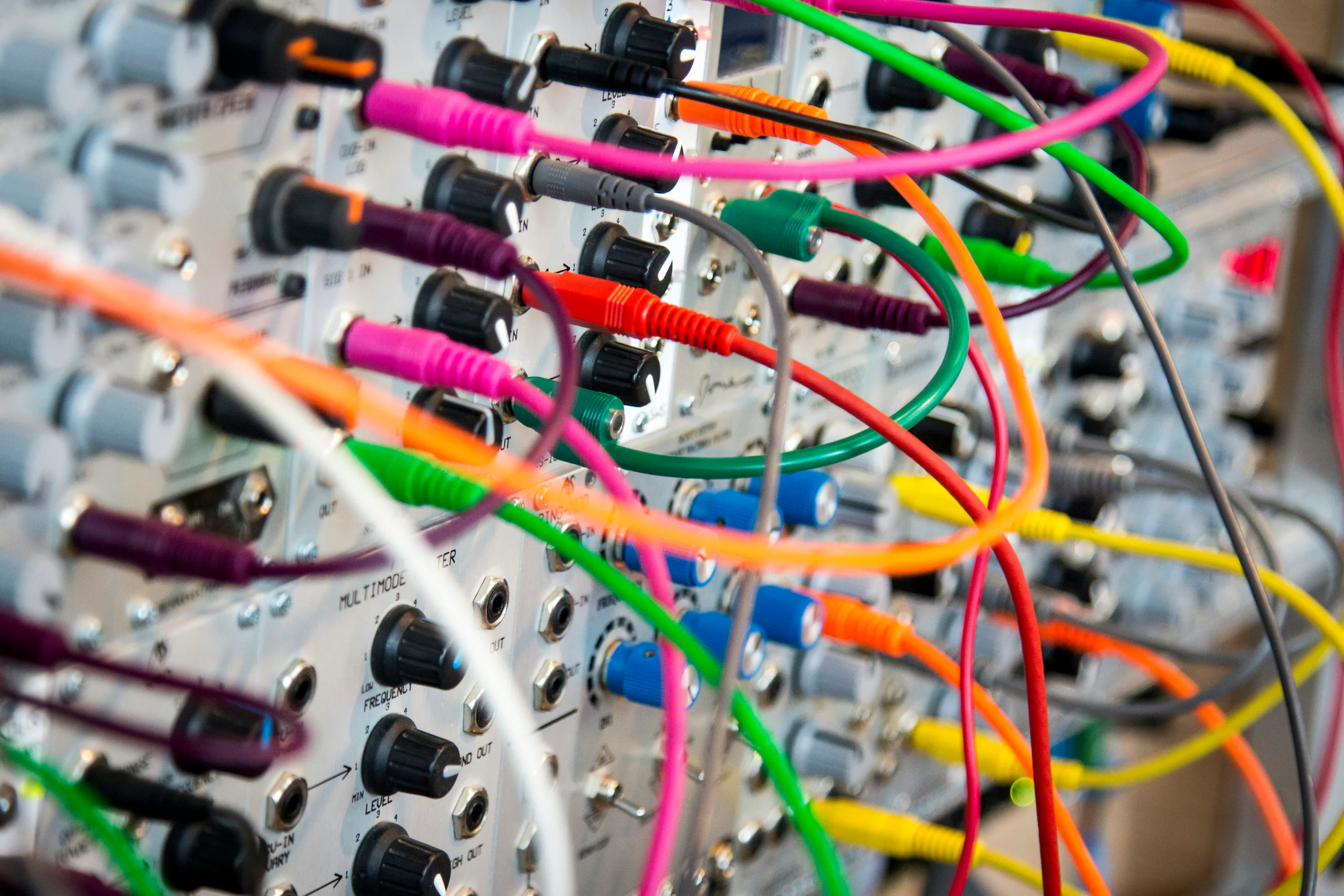 Assorted electrical cables and wiring