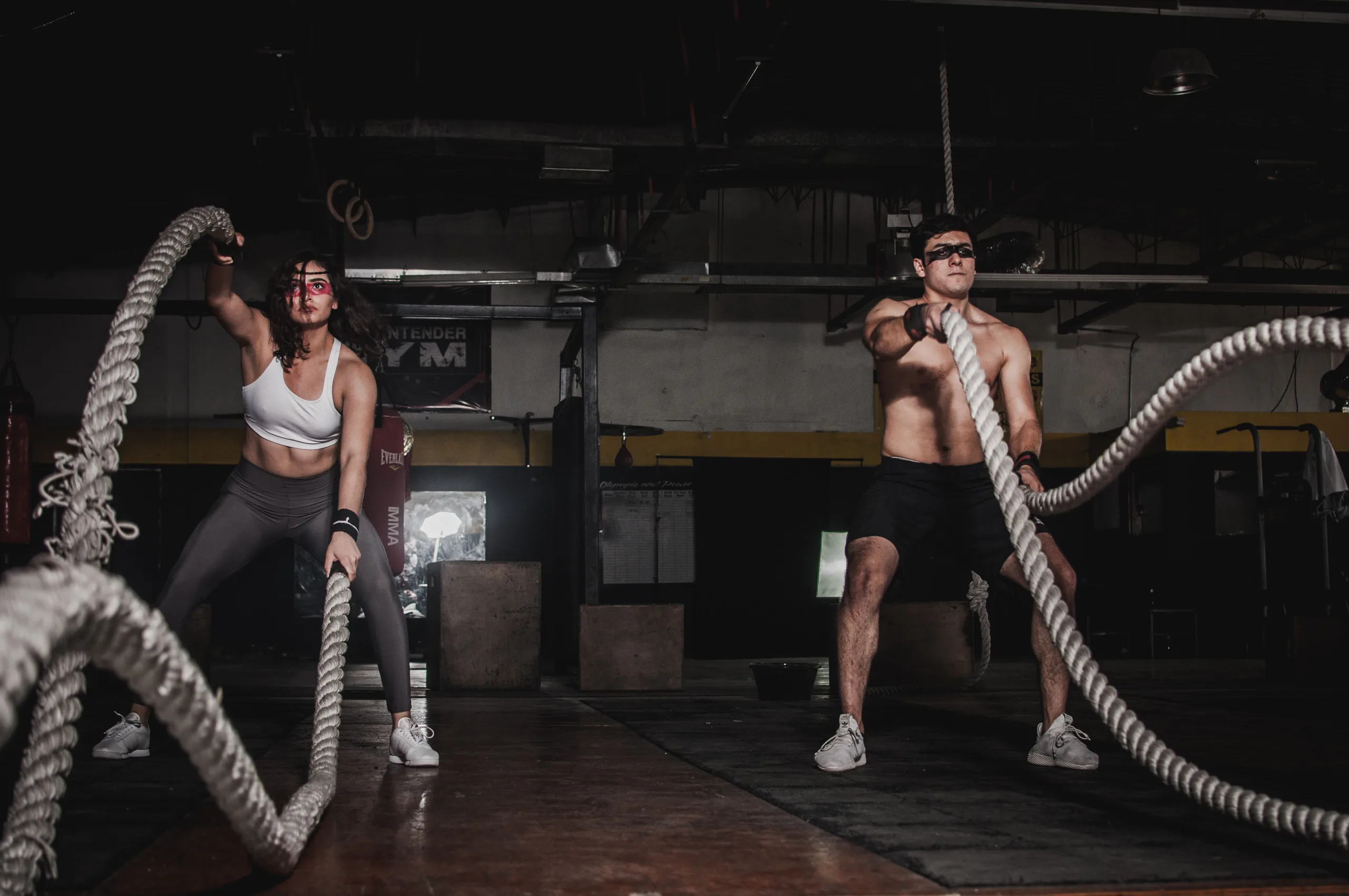 Young people training in the gym for Sports Creators