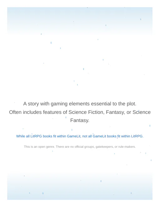 Screenshot of gamelit.org as archived by the Wayback Machine on September 22, 2017, showing the complete GameLit definition and charter