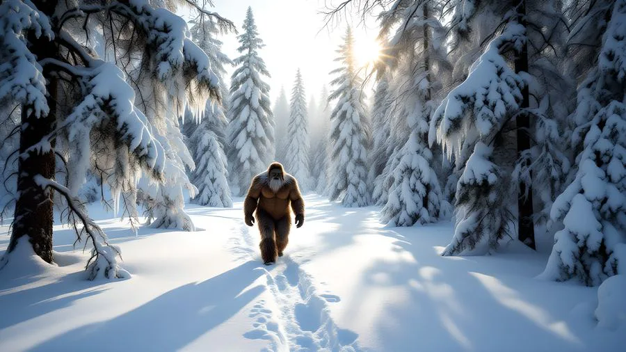 Bigfoot Autumn Trail Wallpaper