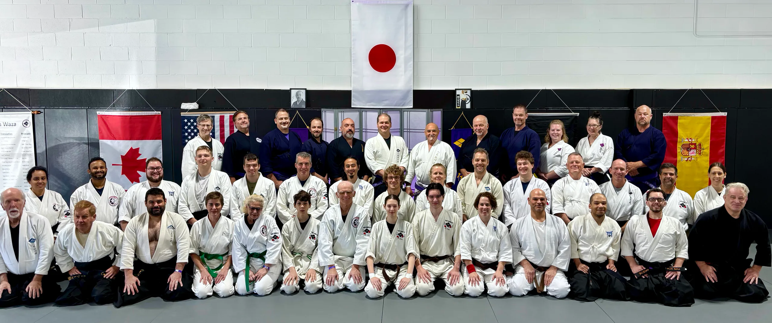 Hakko Denshin Ryu practitioners at the 2026 North American Tai Kai