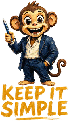 Keepy, la mascotte di Butta i Grafici: Keep it simple