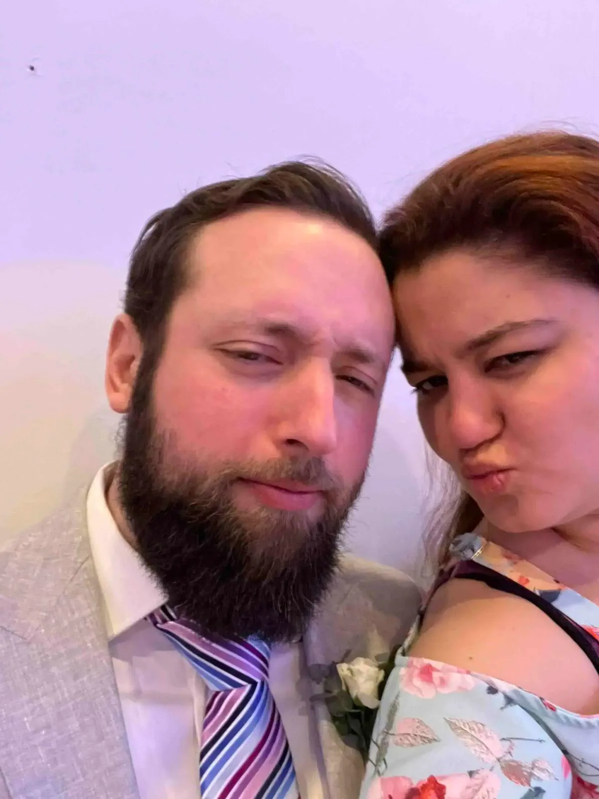 Teodora and William wedding moment