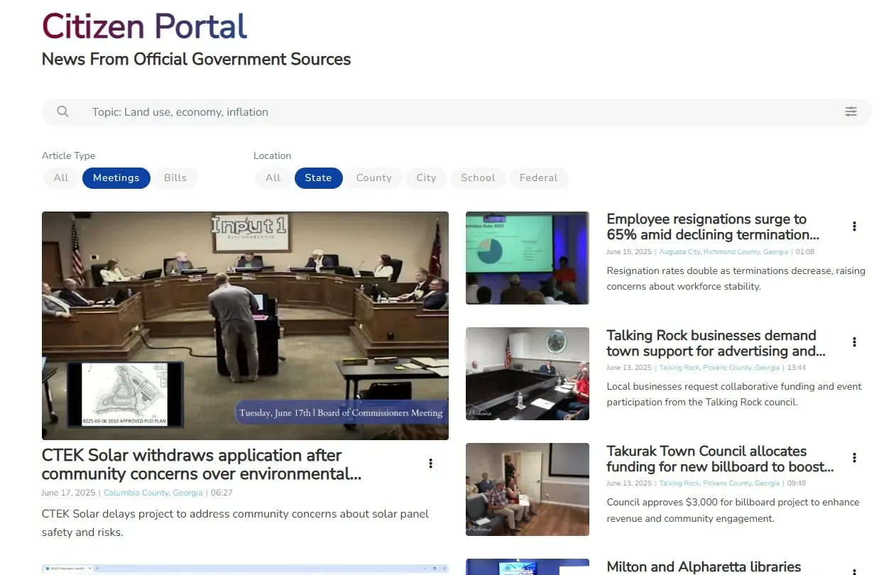 Citizen Portal AI
