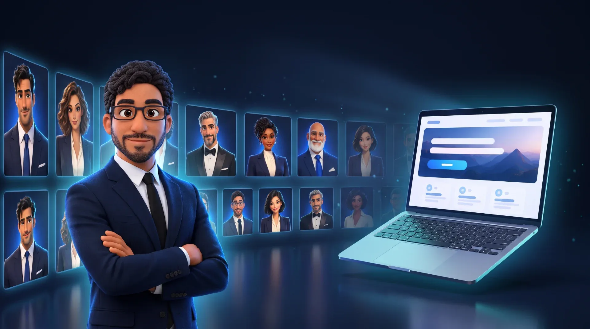 Esai with the CIAgent team of AI specialists and the CIAgent dashboard