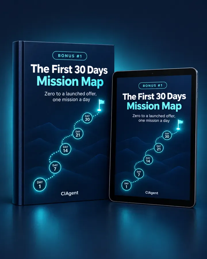 Bonus 1 cover: The First 30 Days Mission Map