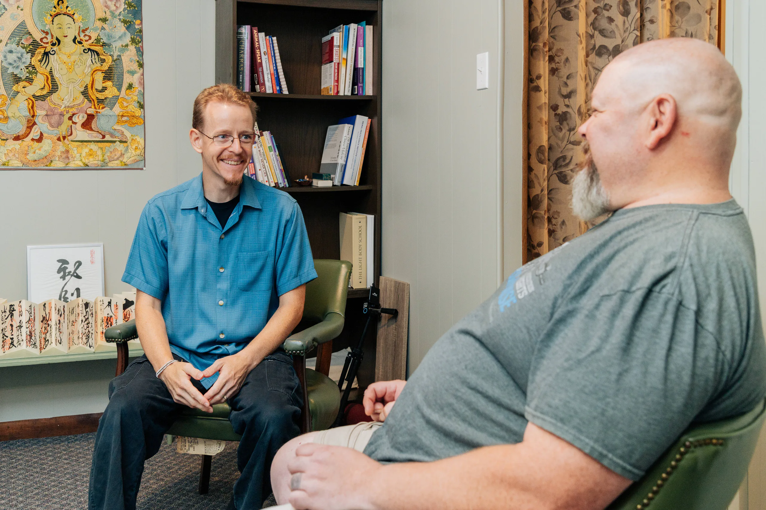 A private health coaching conversation