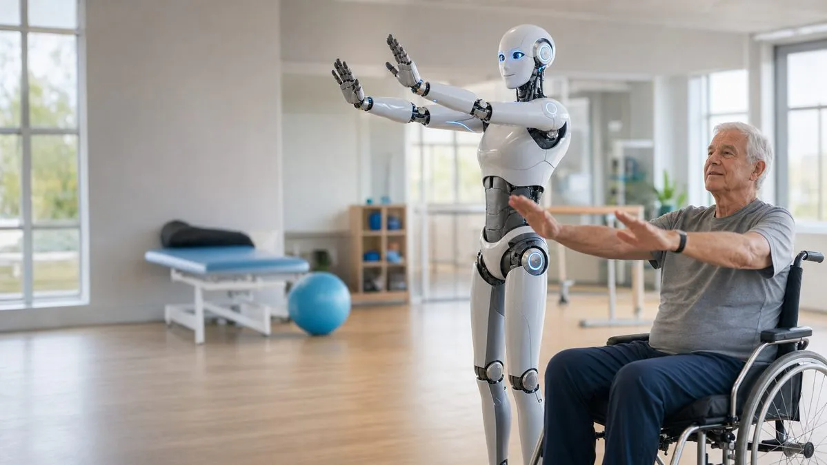 Humanoid robots in senior care