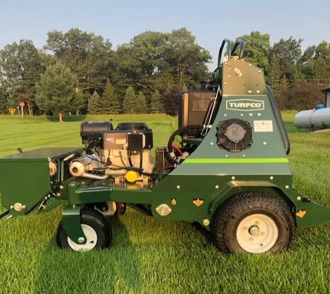 Core aeration service from Fern's Lawn Care