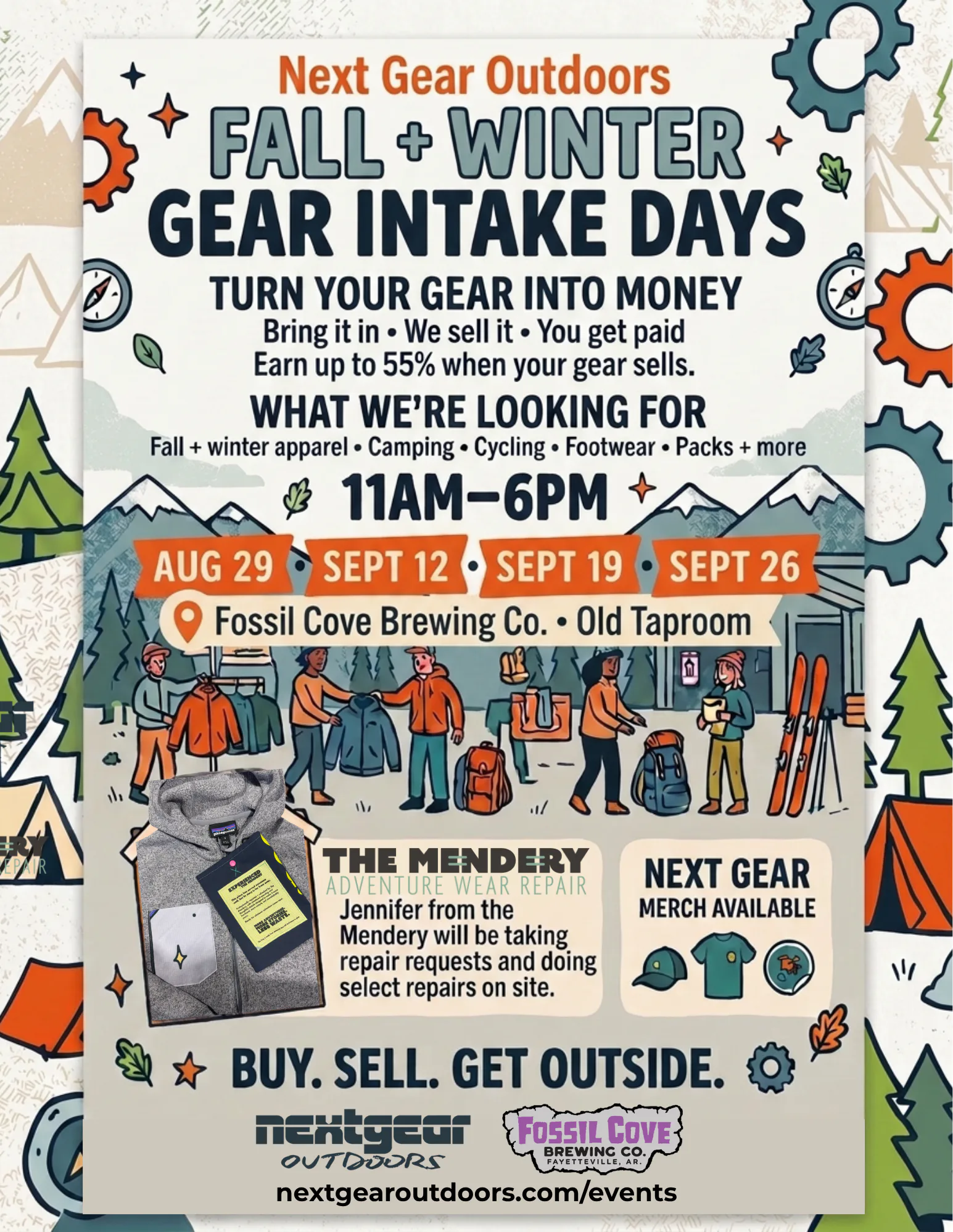 Next Gear Outdoors Fall and Winter Intake Days