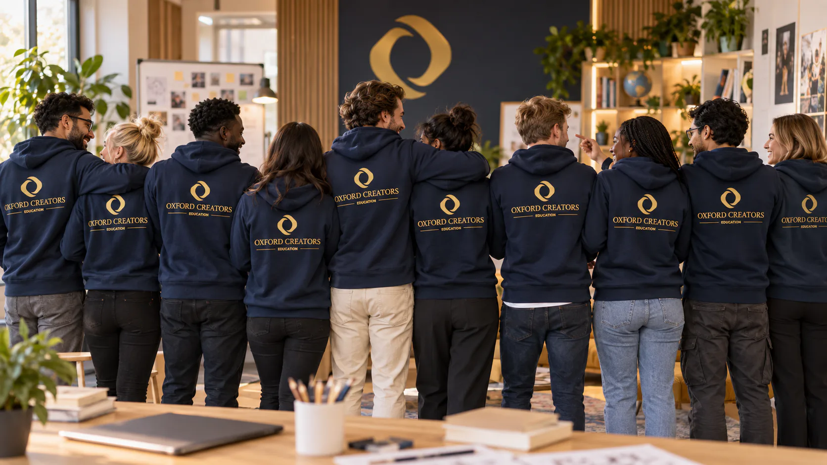 The Oxford Creators team working together
