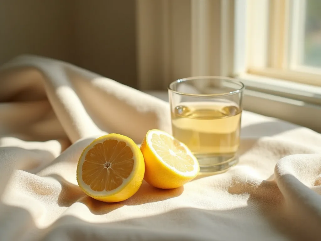 Lemon and water in soft morning window light — The Three-Ingredient Morning Ritual